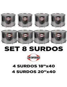 Pacote 8 surdos Contemporânea Samba Reggae