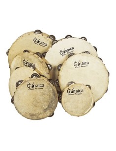 Pandeiro duplo 30 cm para couro ref.vh01350