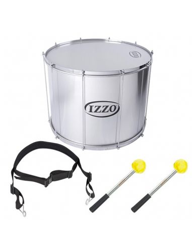 Izzo 20" surdo pack with strap and 2 mallets