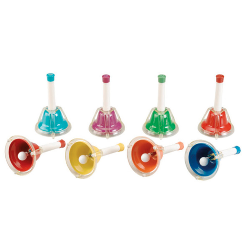 Set of handle and button bells (tuned to do-do)