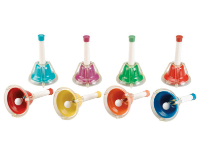 Set of handle and button bells (tuned to do-do)