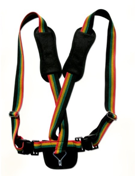 Tracolla con spalline incrociate e protezione (cinghia per timba)