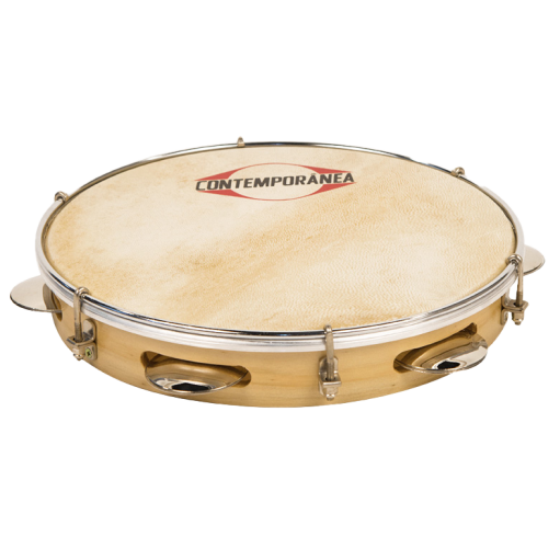 Pandeiro 10" Contemporânea wood skin head