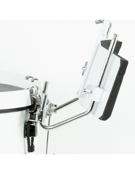 Aluminum snare/tom shoulder strap
