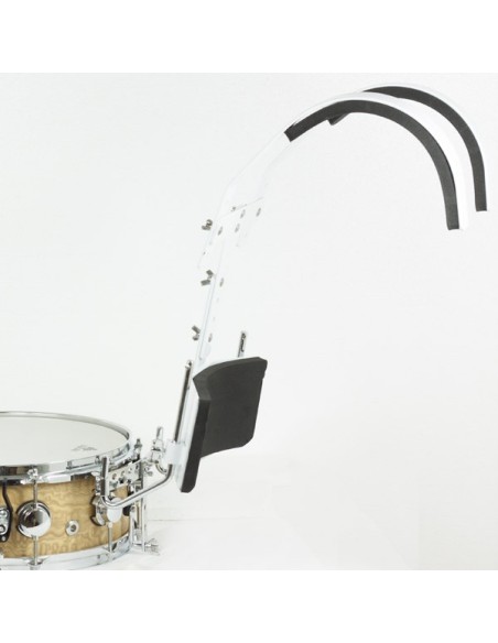 Aluminum snare/tom shoulder strap