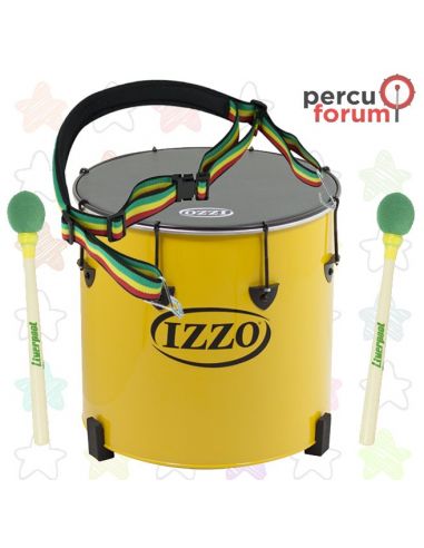 Izzo 16" surdo pack with mallets and strap