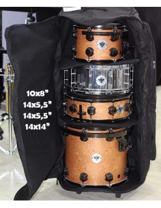 Ummantelte Batterie 3 Stück mit Rädern Ref. 7441