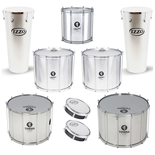 Pack 9 instrumentos de Batucada