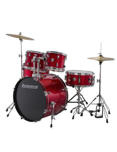 Conjunto de bateria de folha vermelha Ludwig LC170 Accent Fuse
