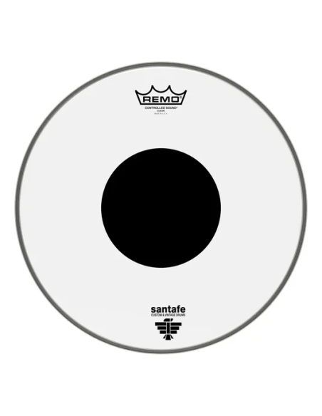 Head 14" Transparent Center-Black 35.6Cm Ref. 11050