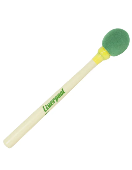 Hölzerne Liverpool-Schläger mit grünem Ball