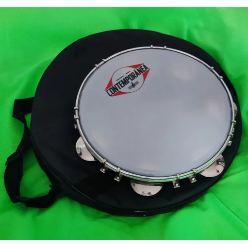 Pandeiro 10" nero contemporaneo