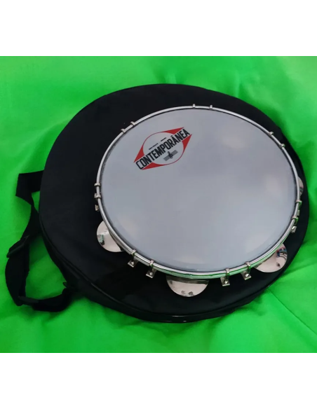 Pandeiro 10" nero contemporaneo