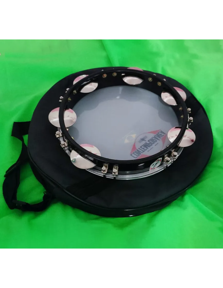 Pandeiro 10" nero contemporaneo