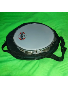 Pandeiro 11" Contemporânea gris con funda