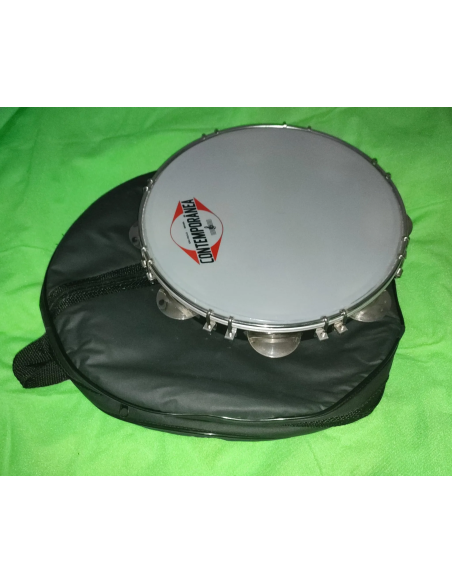 Pandeiro 11" Contemporânea black with case