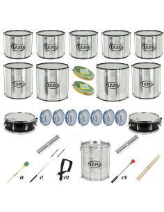 Pack 23 instrumentos de batucada para colegios