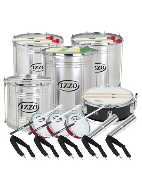 Pack of 10 batucada instruments