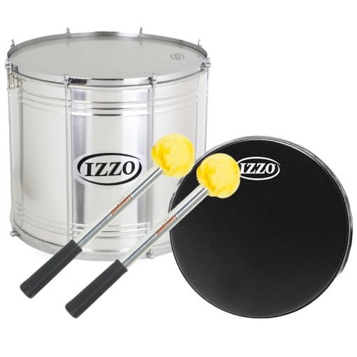 Surdo Izzo 20" Pack + Mallets and Professional Napa Drumhead