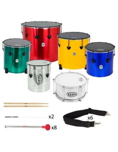Pack of batucada instruments for schools