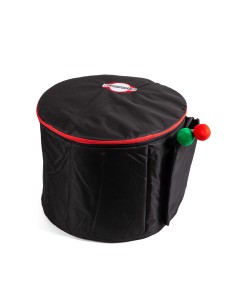 Funda negra acolchada e impermeable para surdos. Marca Contemporânea