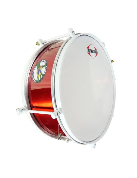 Caixa 14" x 15cm - 6 tirants - timbre - Light - Rouge - édition ALEGRIA