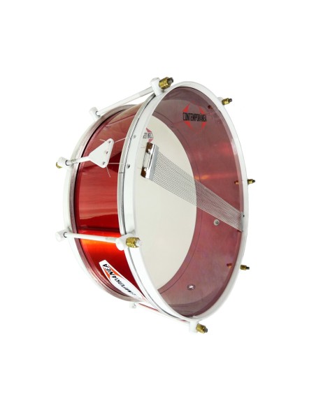 Caixa 14" x 15cm - 6 tirants - timbre - Light - Rouge - édition ALEGRIA