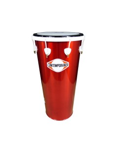 Timbal 14" x70cm Contemporânea Professional Aluminum Red – Alegría Edition