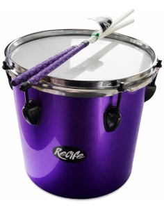 repenique morado Recife con baquetas