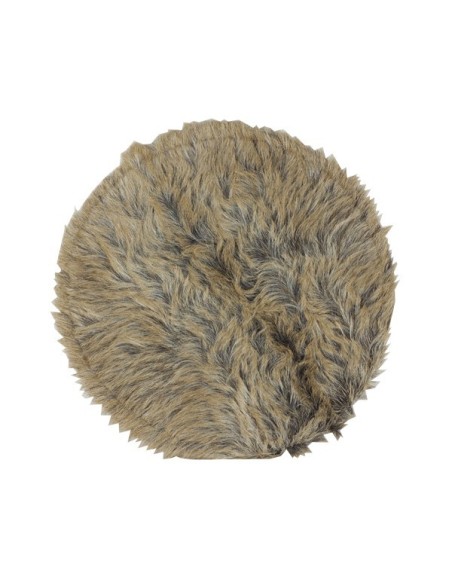 Patch de couro 38cm remendado com cabelo ref.08695