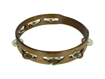 Simple tambourine 25cm without head walnut stf5050