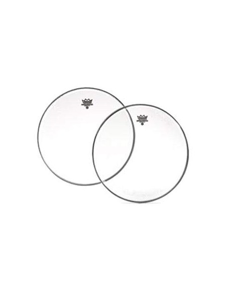 6" remo emperor transparent head