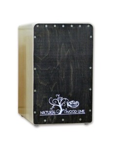 Cajón de flamenco nacional Linha madeira, preta