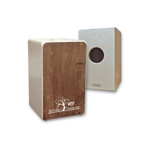 Flamenco cajon nat. Wood line, walnut