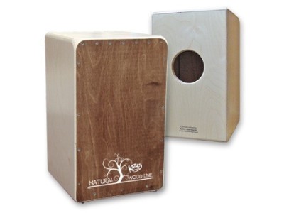 Flamenco cajon nat. Wood line, walnut