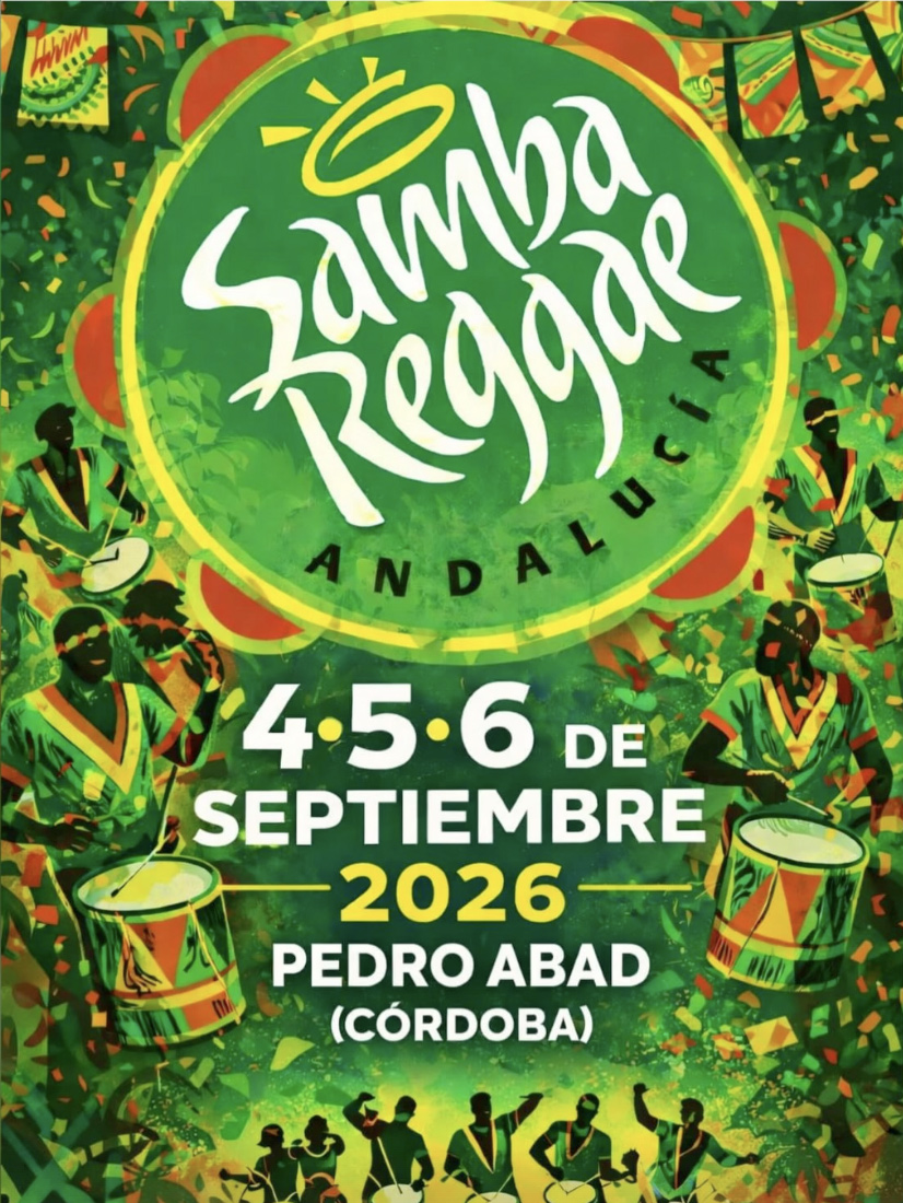 Samba Reggae Andalucía - 2, 5 y 6 de septiembre 2026 en Pedro Abad