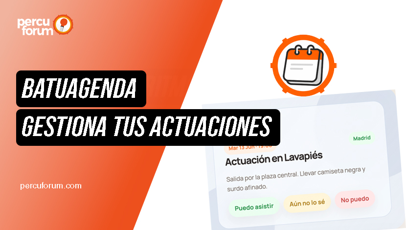 Batuagenda para gestionar eventos de batucada