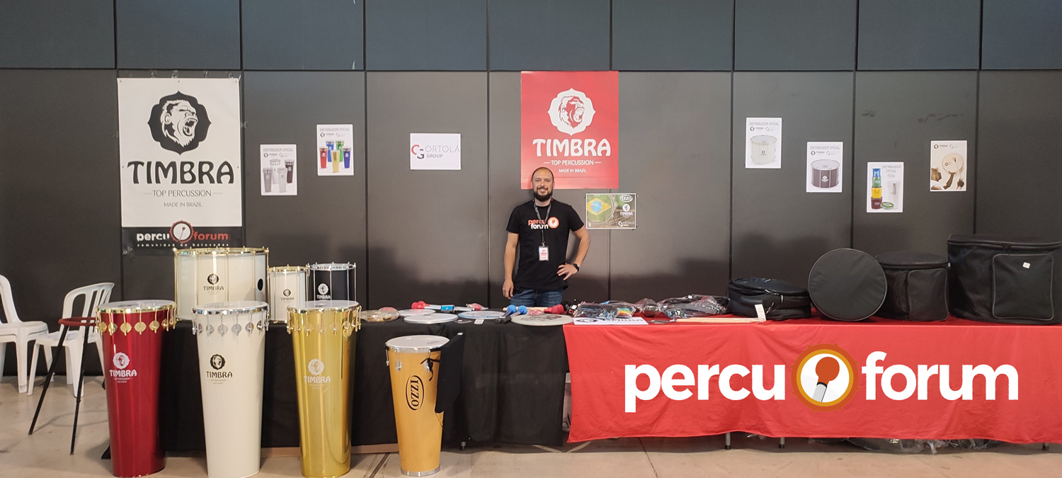 Puesto de venta de Percuforum en un festival de Percusi&oacute;n